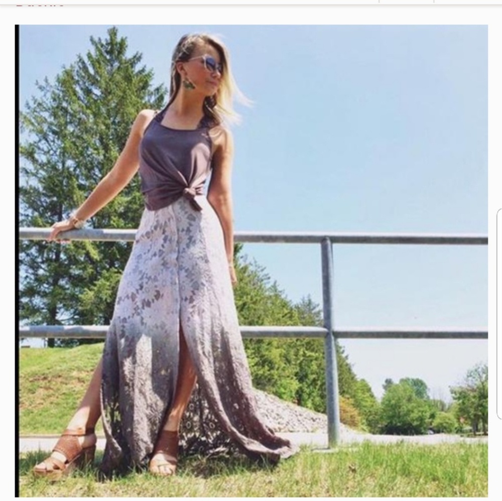 Gimmiks Lace Maxi Skirt by BKE